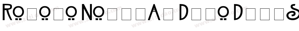 Rococo Nouveau Deco Dings字体转换